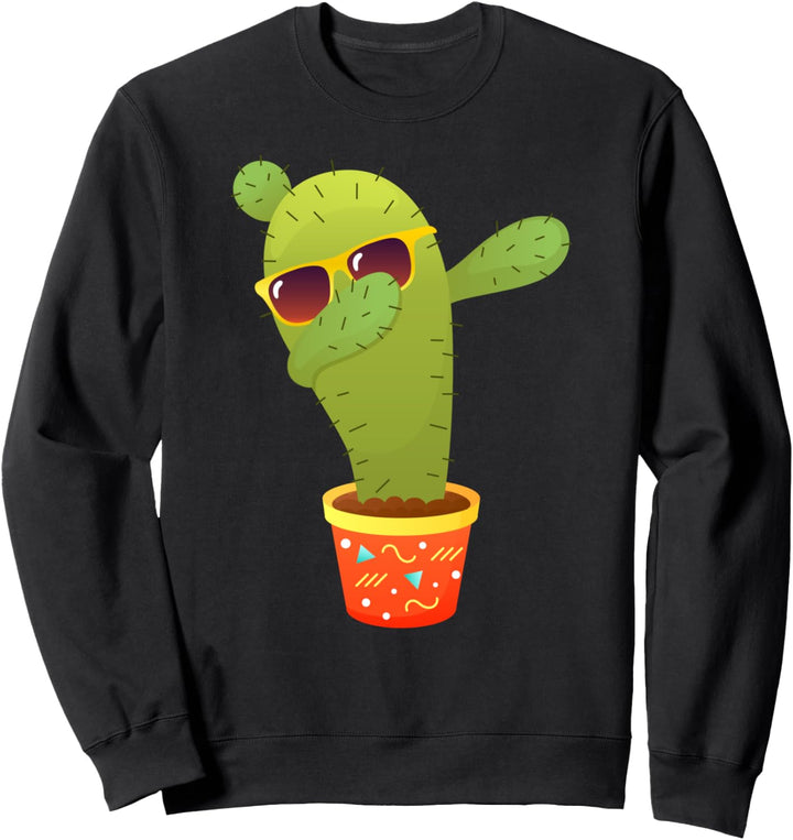Dancing Dabbing Kaktus Design Sweatshirt
