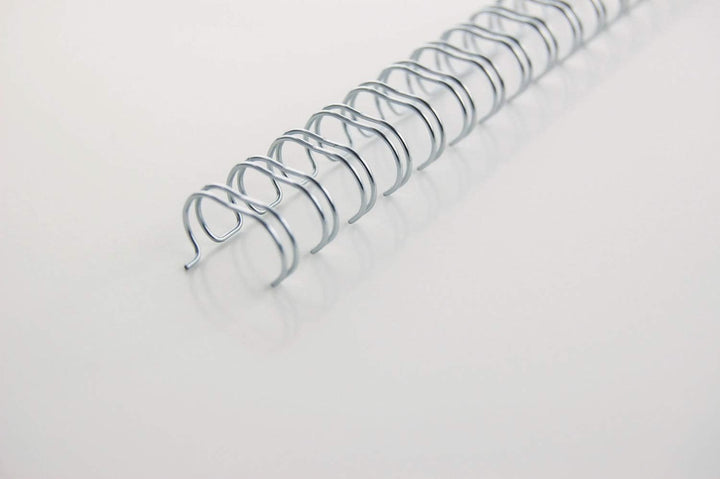 WireBind Drahtbinderücken, 100 Stück, 9.5mm, silber silber 9.5mm, silber 9.5mm