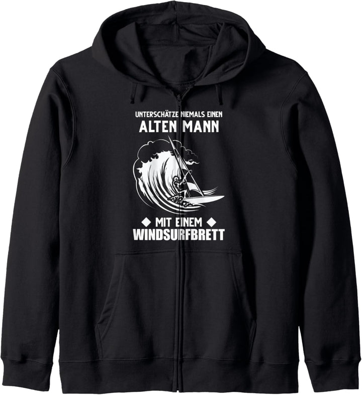 Windsurfing Windsurfen Windsurfer Kapuzenjacke