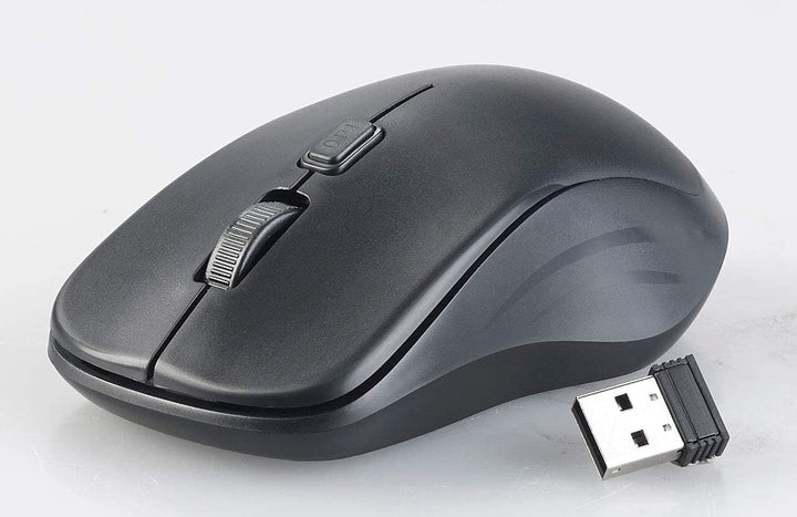 Funktastatur und Maus: Ergonomische Funk-Tastatur-Maus-Kombination, 2,4 GHz, 10 m Reichweite (Funk T