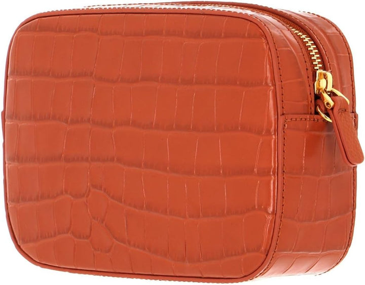 Coccinelle Mini Bag Croco Leather Chestnut