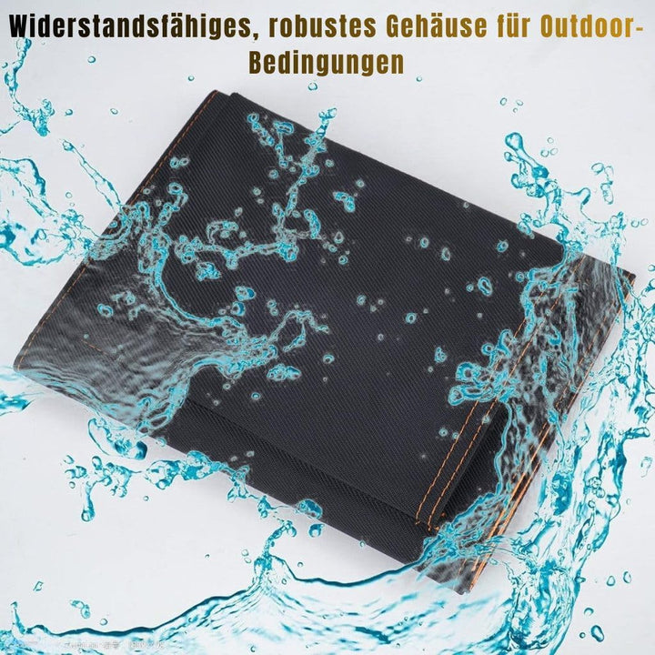 Faltbares Solarpanel 30W tragbar – Solar Ladegerät mit 2 USB Ports für Handy, Tablet & Powerbank – u