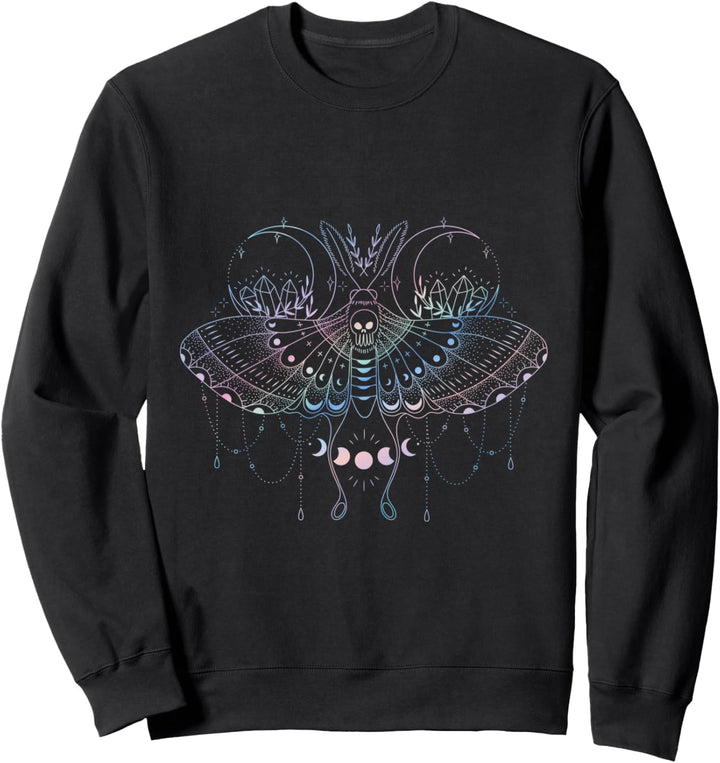 Butterfly Motte Mystical Moon Astrologie Sweatshirt