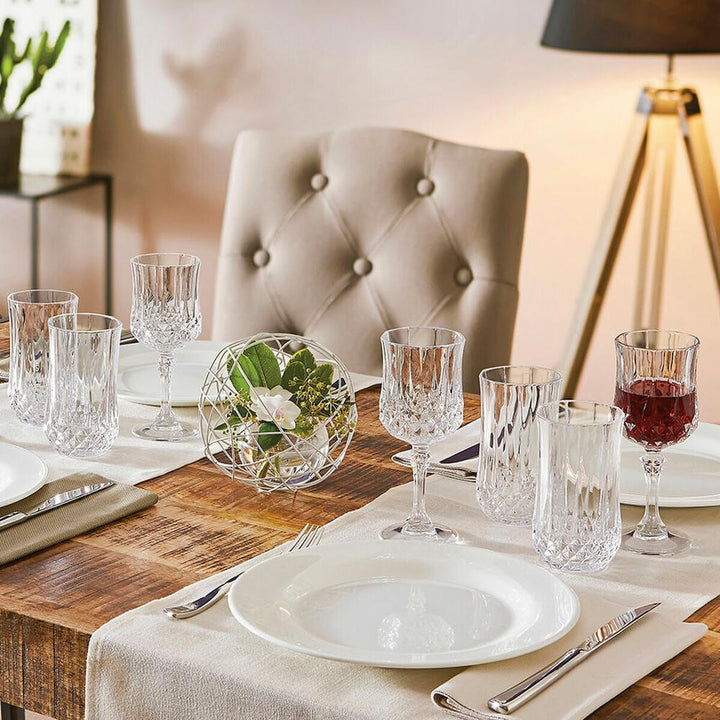Cristal d'Arques Longdrinkgläser, Glas, Transparent, 6 Stück (1er Pack),