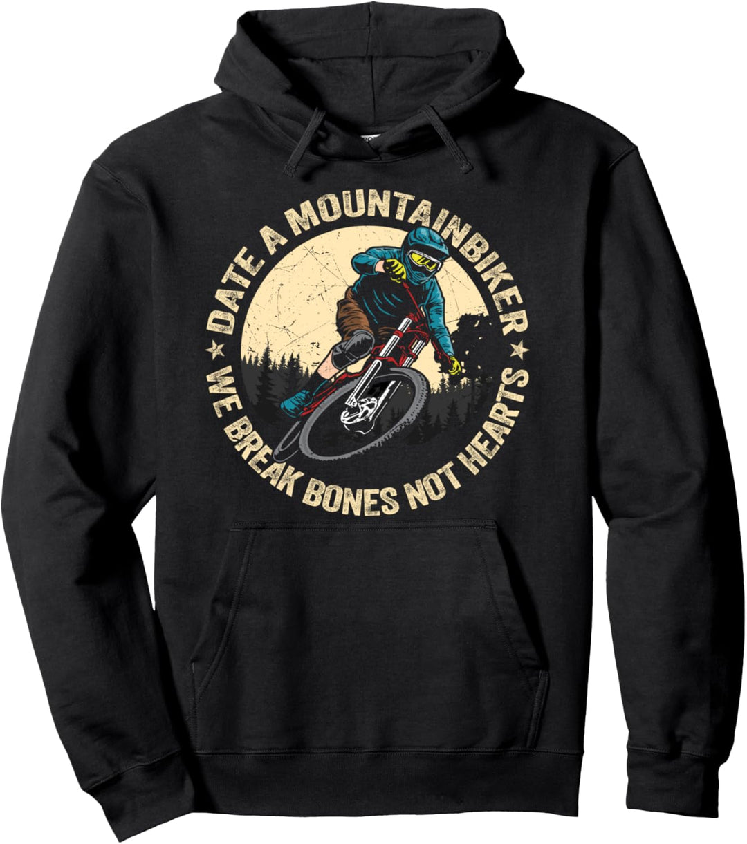 MTB Urban Downhill Design Für Mountainbiker Extremsportler Pullover Hoodie