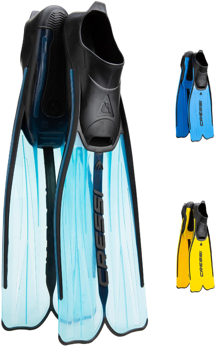Cressi Rondinella Fins - Leichte und leistungsstarke Flossen zum Tauchen, Freitauchen und Schnorchel