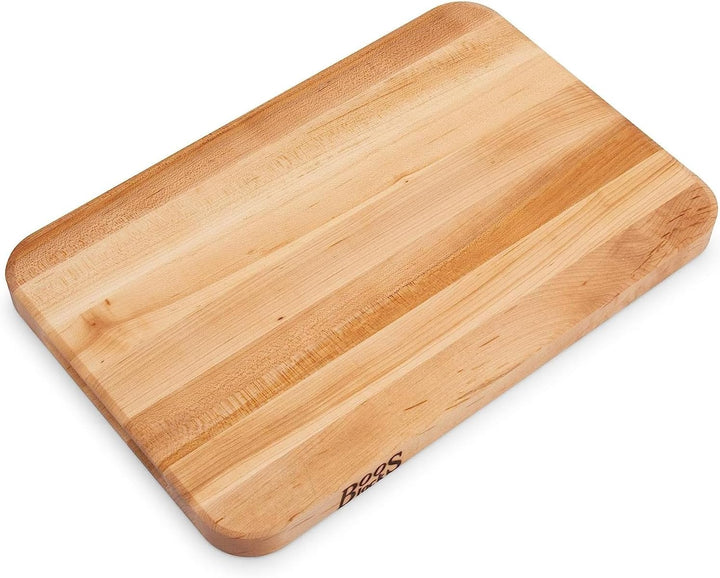 Boos Block Schneidebrett XXL - 50,8 x 35,6 x 3,2 cm - Schneidebrett Holz Gross Massiv - Hackbrett -