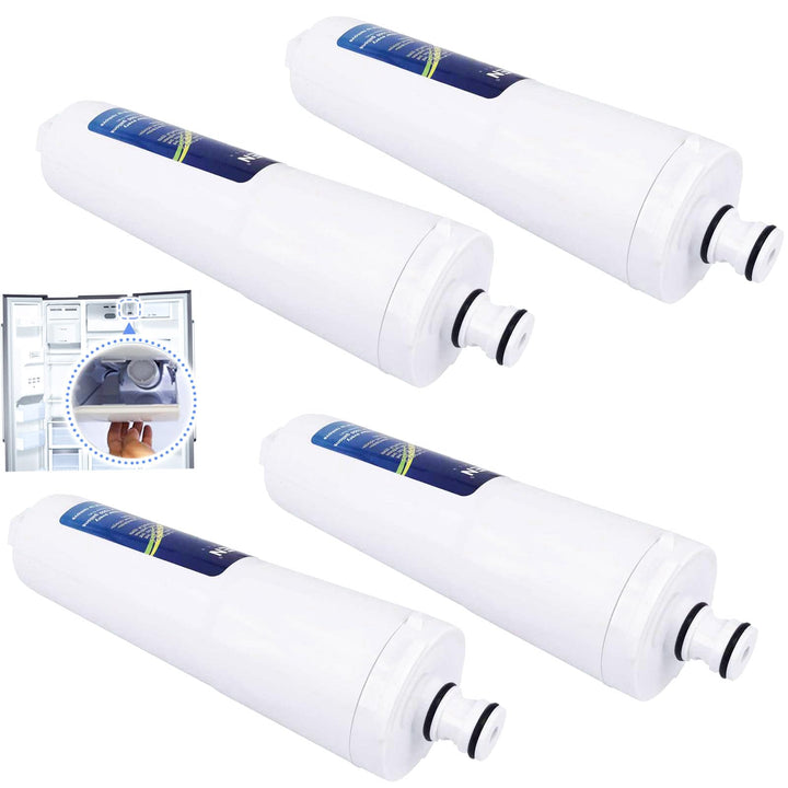 4 Stück Kühlschrank Internes Wasserfilter kompatibel mit 3M CS-52, CS-452, CS-522, CS-532, CS- 562,