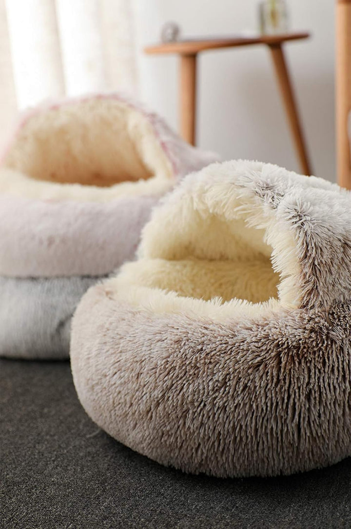 Katzenschlafsack, Plüsch-Katzenbett, Decke, selbstwärmend, Katzensack, Haustierzelt, Höhle, weich, r