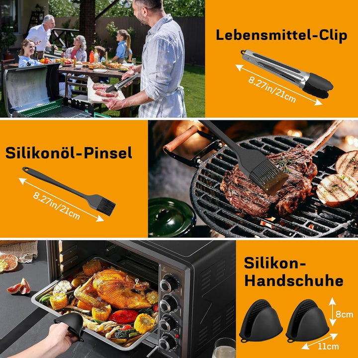 Heissluftfritteuse Zubehör - Airfryer Zubehör für Ninja Foodi AF400EU AF300EU 9.5L Und anderen Dual