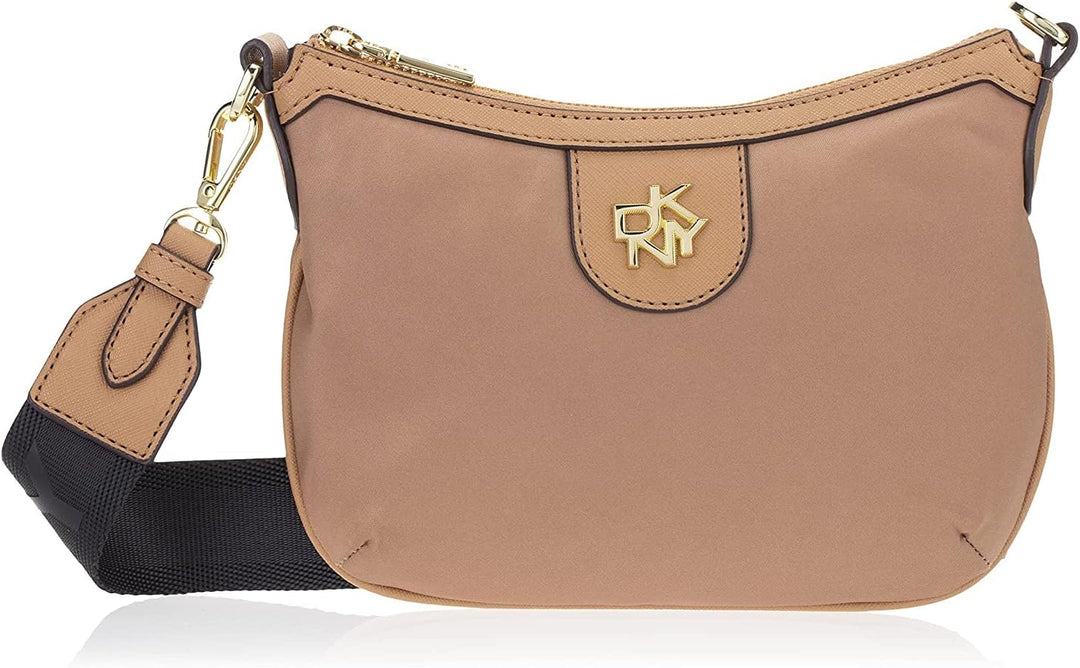DKNY Carol Saddle Cross Bag Cashew