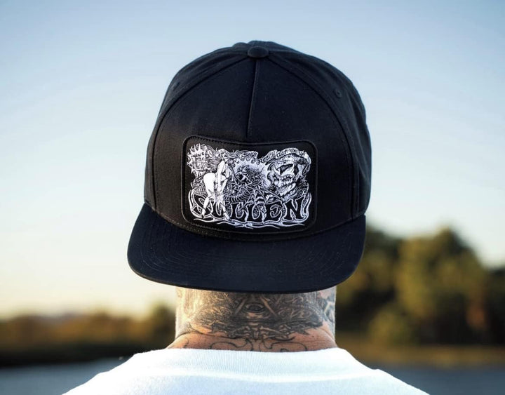 Sullen Men's Palladium Black Snapback Hat One Size
