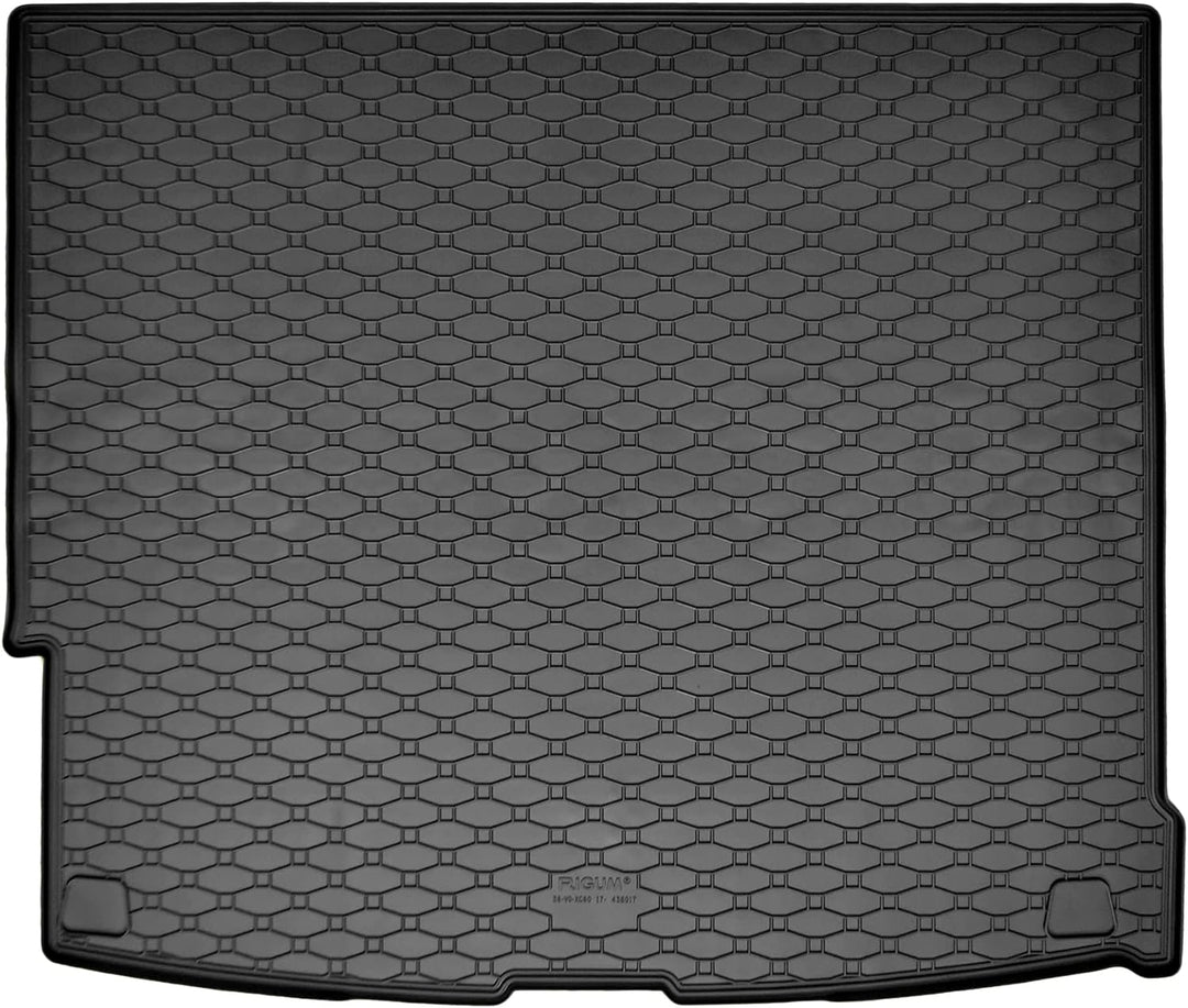 Passgenaue Kofferraumwanne und Gummifussmatten geeignet für Volvo XC 60 ab 2017 + Gurtschoner