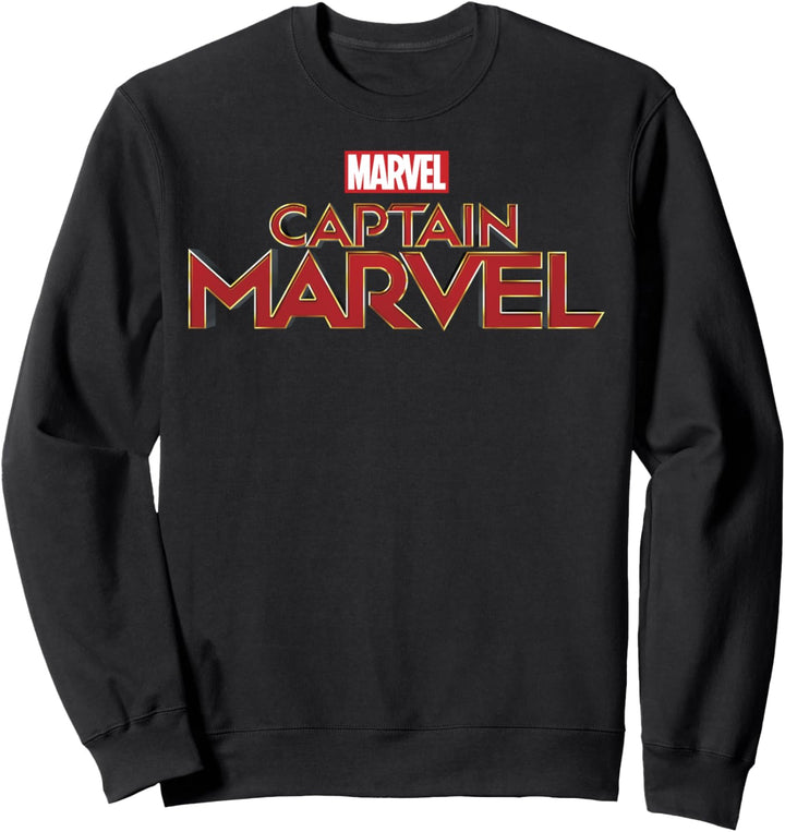 Captain Marvel Title Logo Sweatshirt