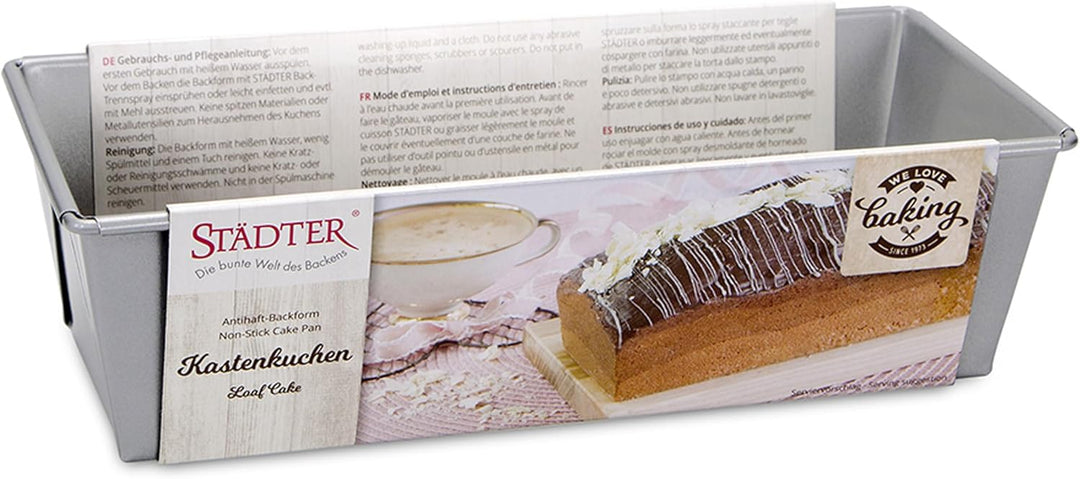 Städter Kastenform Circa 24 x 10 x 7 cm Silber