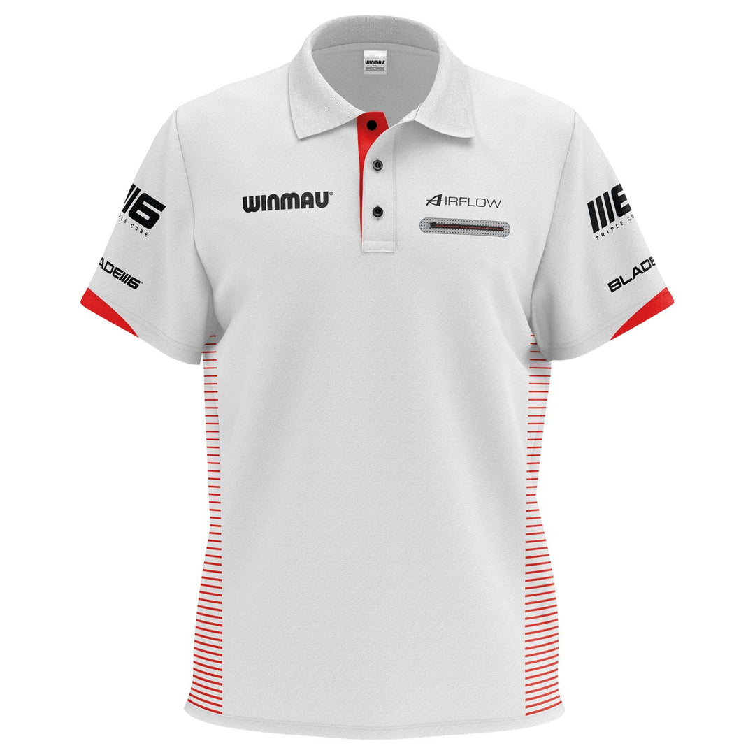 WINMAU Pro-Line Weiss Dart-Shirt - 3XL