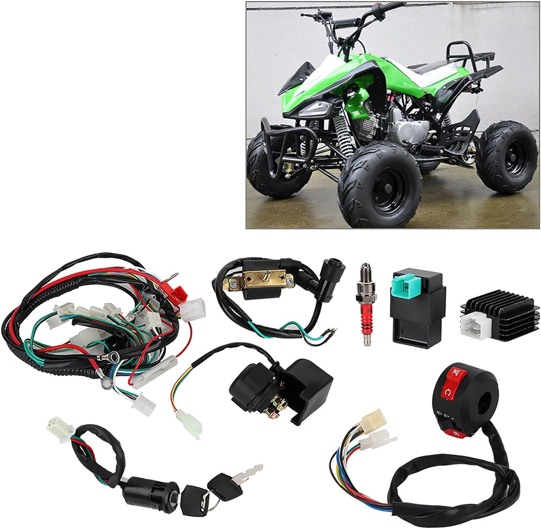 Kabelbaum Magnetspulengleichrichter CDI-Kit Passend für 50cc 70cc 110cc 125cc ATV Quad Bike quad 125