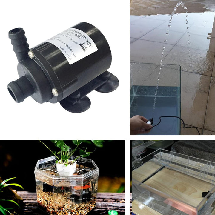 USB Micro Brushless Wasserpumpe Mini Tauchwasserpumpe Mikro Wasserkühlpumpe DC4V-6V 150L / H Mini Wa