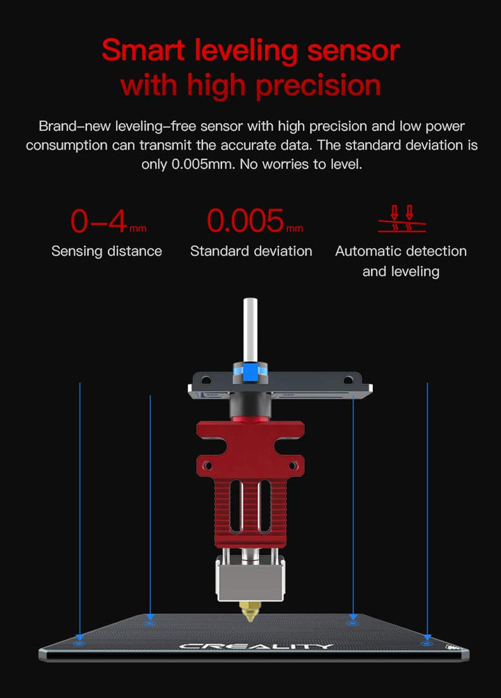Original Creality CR6 SE Hotend Extruder Komplettes Kit montiert für CR-6 SE CR6 MAX 3D-Drucker mit