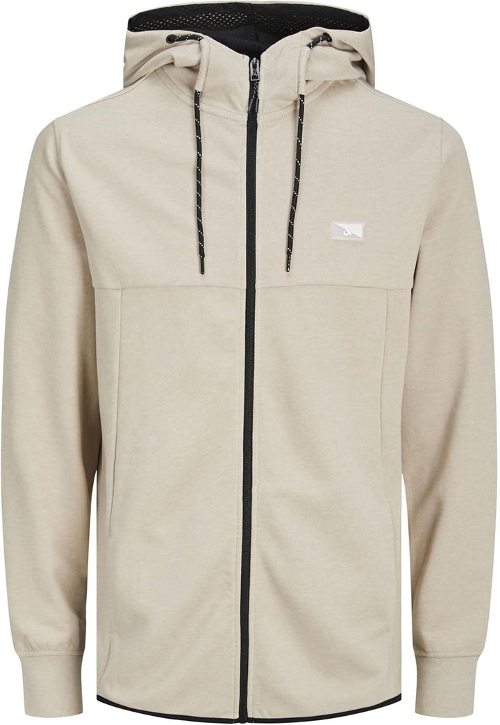 JACK & JONES Male Kapuzenpullover mit Reissverschluss Logo Kapuzenpullover mit Reissverschluss XS Bl