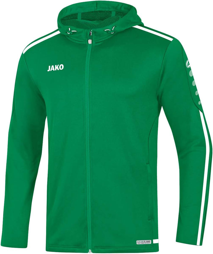 JAKO Herren Kapuzenjacke Striker 2.0, weiss/marine, XXL, 6819 M Sportgrün/Weiss, M Sportgrün/Weiss