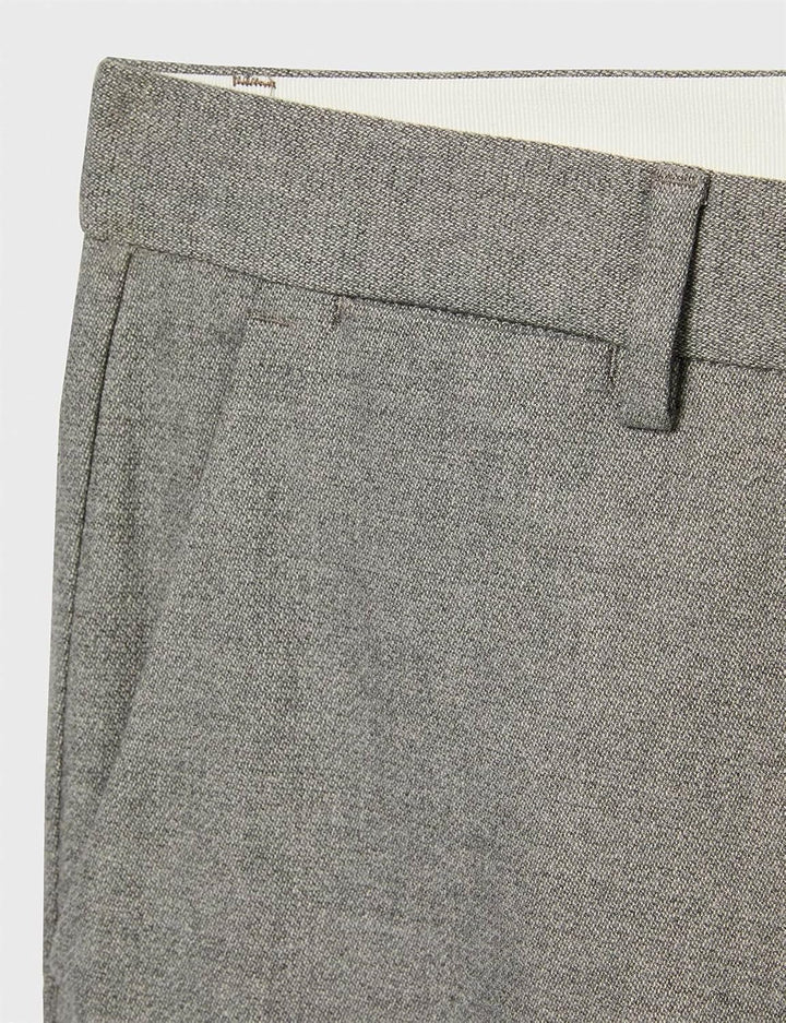 Tommy Hilfiger Herren Stoffhose Bleecker Fake Solid Wool Look mit Stretch 28W / 32L Iron Grey, 28W /