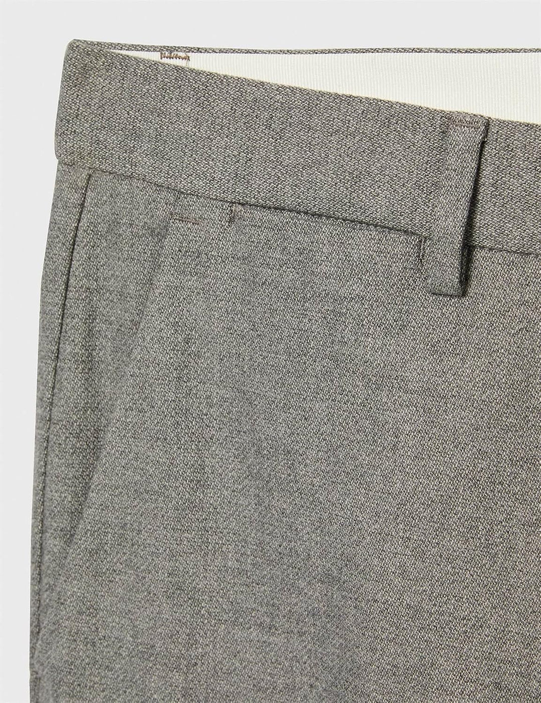 Tommy Hilfiger Herren Bleecker Fake Solid Wool Look Gewebte Hosen 29W / 34L Grau (Iron Grey), 29W /