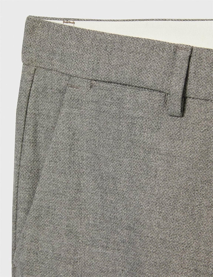 Tommy Hilfiger Herren Bleecker Fake Solid Wool Look Gewebte Hosen 29W / 34L Grau (Iron Grey), 29W /