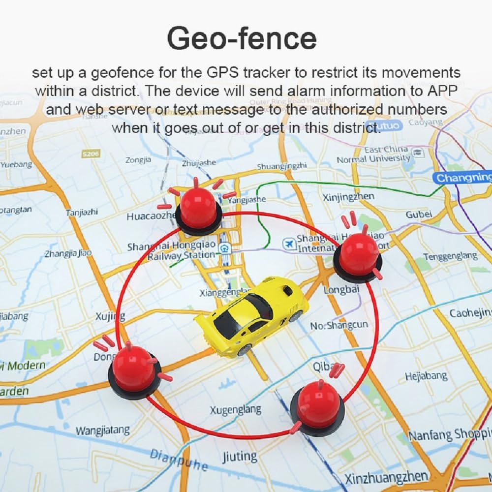 TKMARS GPS Tracker Auto Ohne ABO GPS Tracker Auto 240 Tage Standby, Starke Magnetische WasserbestäNd
