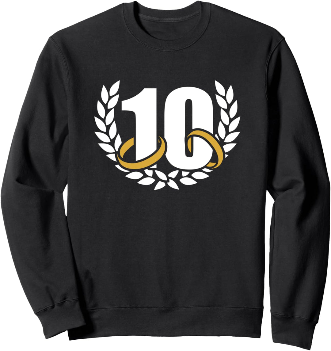 10. Hochzeitstag Sweatshirt