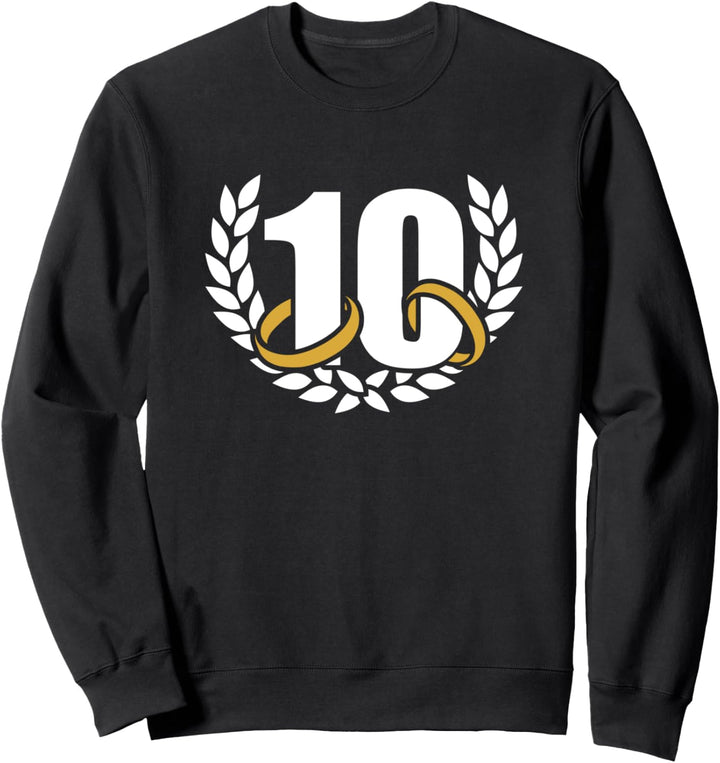 10. Hochzeitstag Sweatshirt