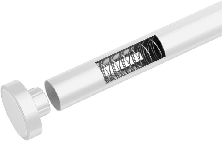 WENKO Teleskop-Duschstange Luz, ausziehbare Duschvorhangstange inkl. Wandadapter zum Klemmen, einfac