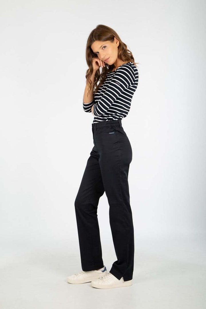 Armor Lux Damen Trimaran Klassische Hose 34 Rich Navy, 34 Rich Navy