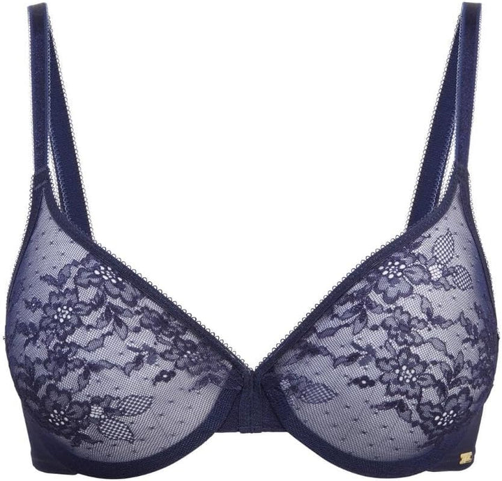Gossard Damen BH Glossies Sheer Bra 70A Eclipse, 70A Eclipse