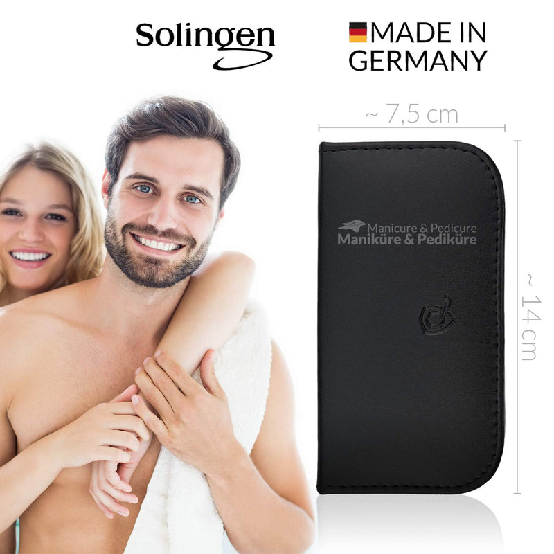 marQus Solingen Deutschand Maniküre Set 6 Teile vollwertiges Nagelset schwarz