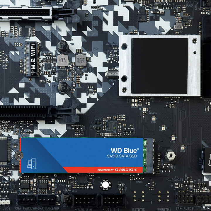 WD Blue SA510 SATA SSD 2 TB M.2 2280 (Lesen bis 560 MB/s, Schreiben bis 520 MB/s, Upgrade für PC/Lap