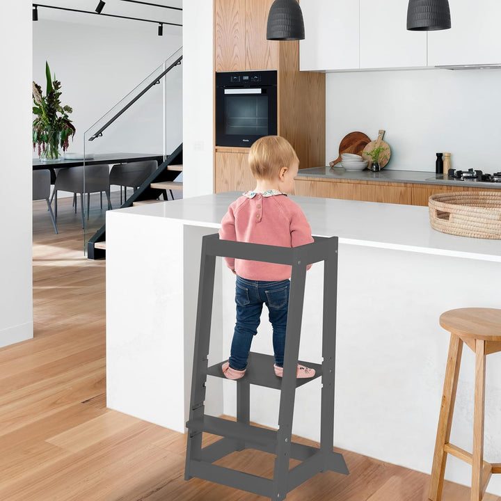 roba Lernturm nach Montessori - Sicherer Tritthocker für Kinder - Ideal als Küchenhelfer - Bis 80 kg