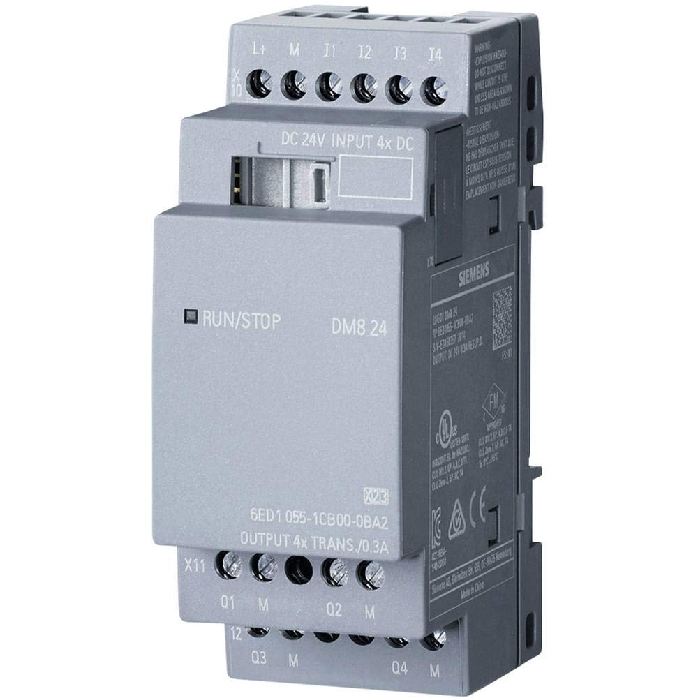 Siemens LOGO! DM8 24 0BA2 SPS-Erweiterungsmodul 24 V/DC