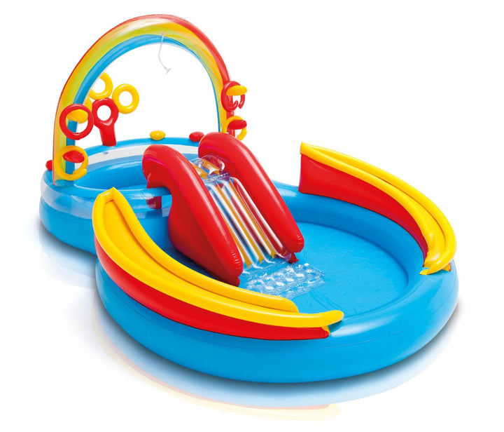 INTEX Inflatable Kids Rainbow Ring Water Play Center 57453EP by Intex