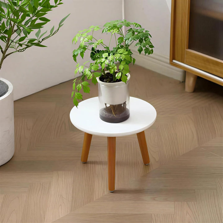 Pflanzenständer Blumenständer, Pflanzenregal Blumenhocker Holz, Pflanzenhocker Weiss, Geeignet für V