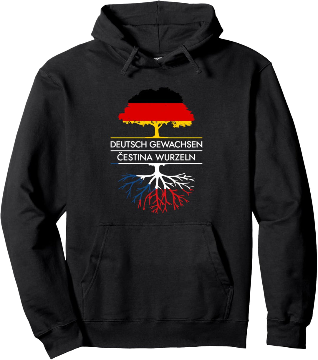 Deutsch Gewachsen Cestina Wurzeln - Tschechische Republik Pullover Hoodie