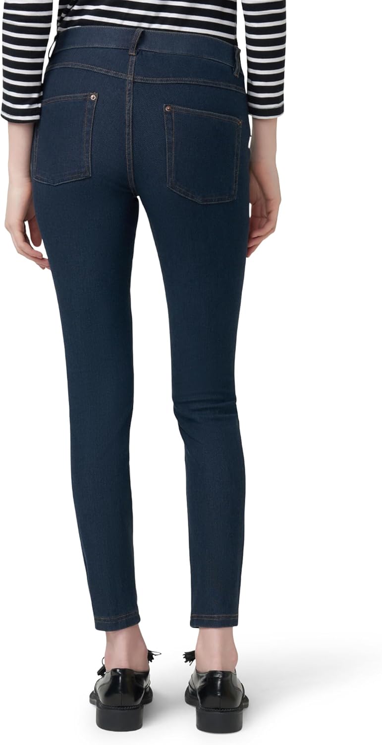 Essential Denim-Leggings für Damen von HUE | Modische Leggings mit Gesässtaschen XS Deep Indigo Wash
