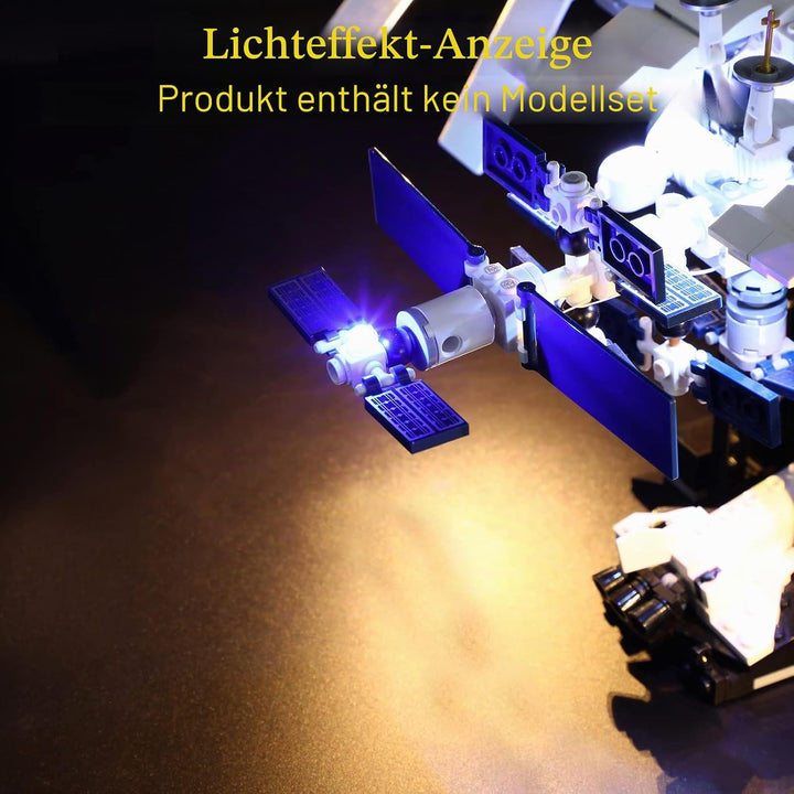 GEAMENT LED Licht-Set (Fernbedienung) Kompatibel mit Lego Internationale Raumstation - Beleuchtungss