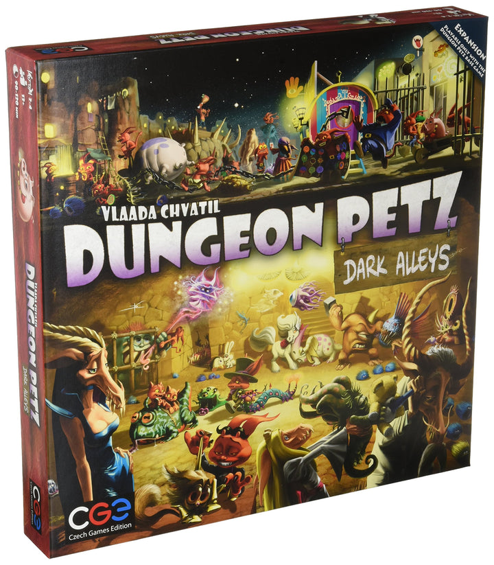 Czech Games Edition Dungeon Petz: Dark Alleys | CGE | English | 13+ Age | 2-4 Player