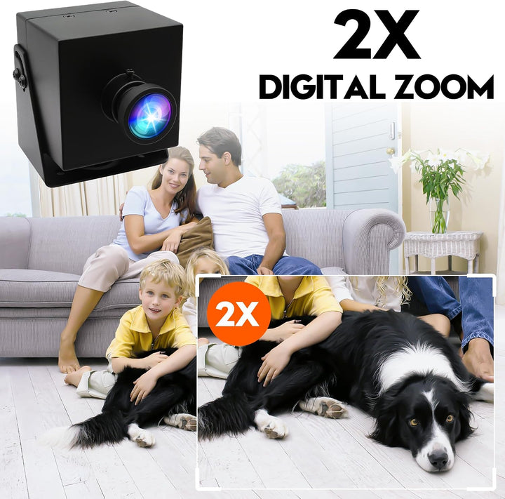 G 4K HDMI USB Kamera Dual Output Webcam für Computer Monitor TV Weitwinkel PC Kamera Verzerrungsfrei