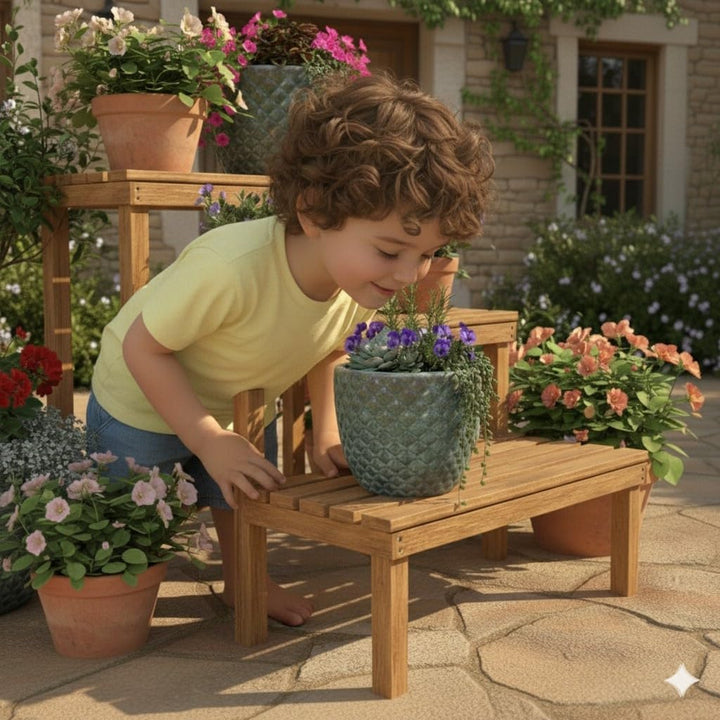 Teramico Frostfester Pflanzkübel aus Premium-Steinzeug | Glasierter Keramik-Pflanztopf in einzigarti