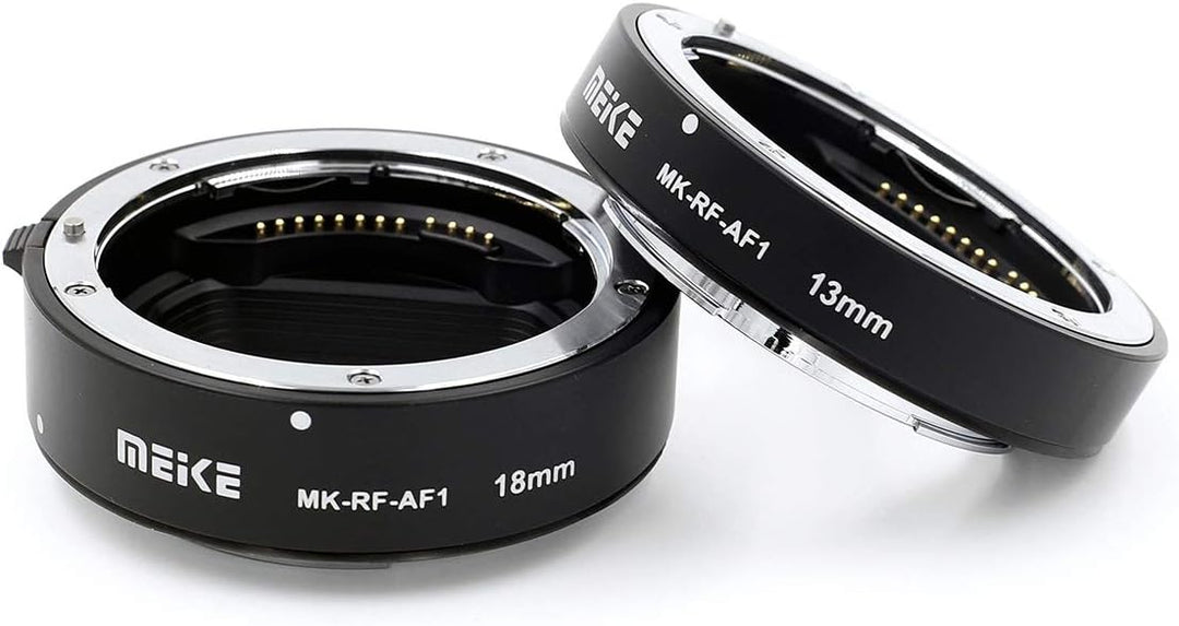Automatik-Makro-Zwischenringe Meike MK-RF-AF1 für Canon EOS R Systemkameras, Set aus 2 Ringen (13mm