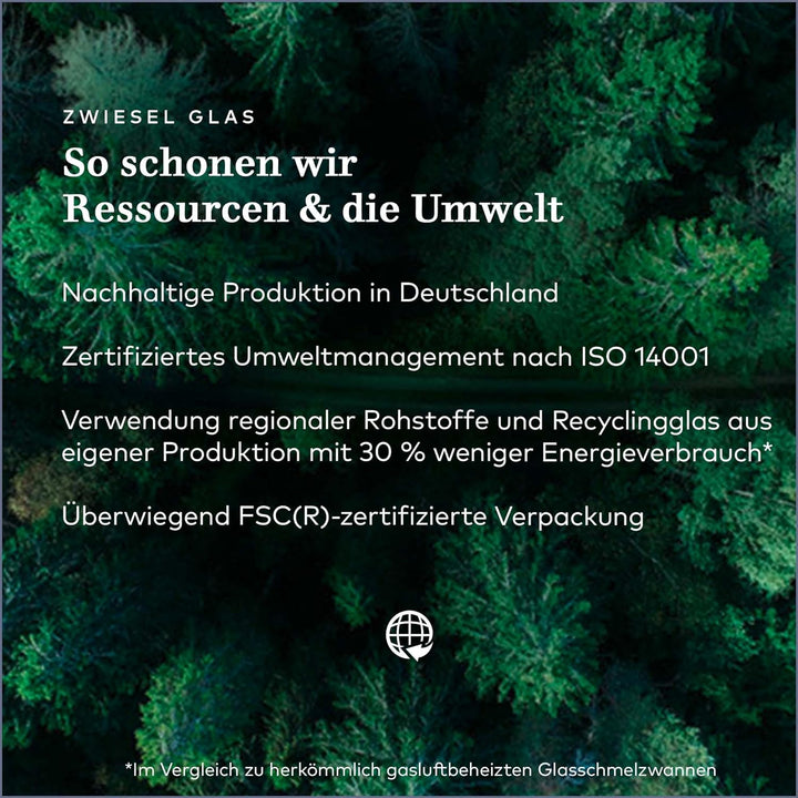 Zwiesel Glas Riesling Weissweinglas Alloro (2-er Set), in Handarbeit mundgeblasene Weingläser, ästhe