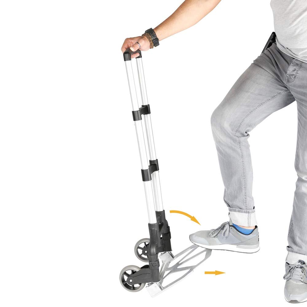 Adam Hall Accessories Porter - Zusammenklappbare Sackkarre mit verriegelbarem Ausziehgriff, AHPORTER