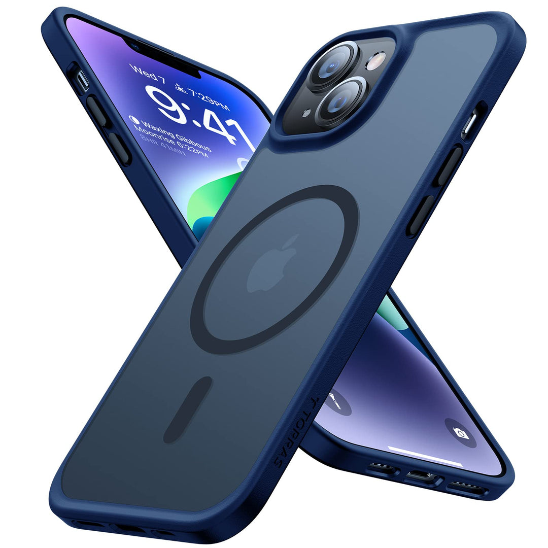 TORRAS für iPhone 13 Hülle für Magsafe (Militärschutz) (Starke Magnetische Adsorption) Schutzhülle M